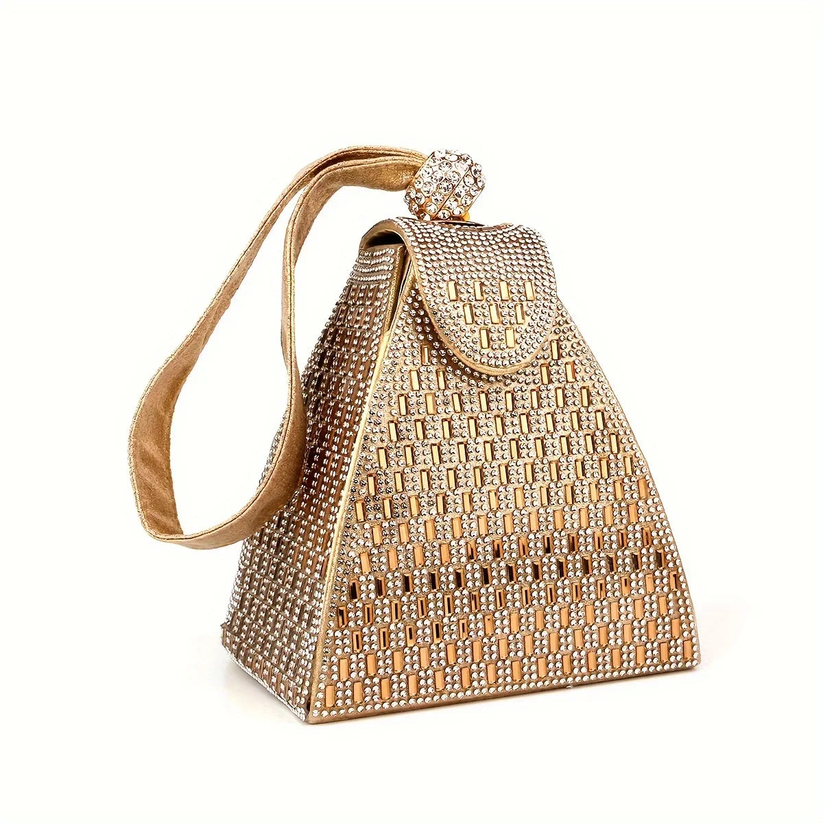 moocr Design Rhinestone Evening Bag Luxury Dress Clutch Purse Women‘s Banquet Handbag For Wedding Party Prom