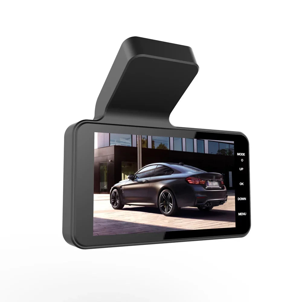 moobody Enhanced Dash Camera with 1080P DVR, 4 Inch Car Dashcam Driving Recorder, 170° Wide Angle, Touchscreen