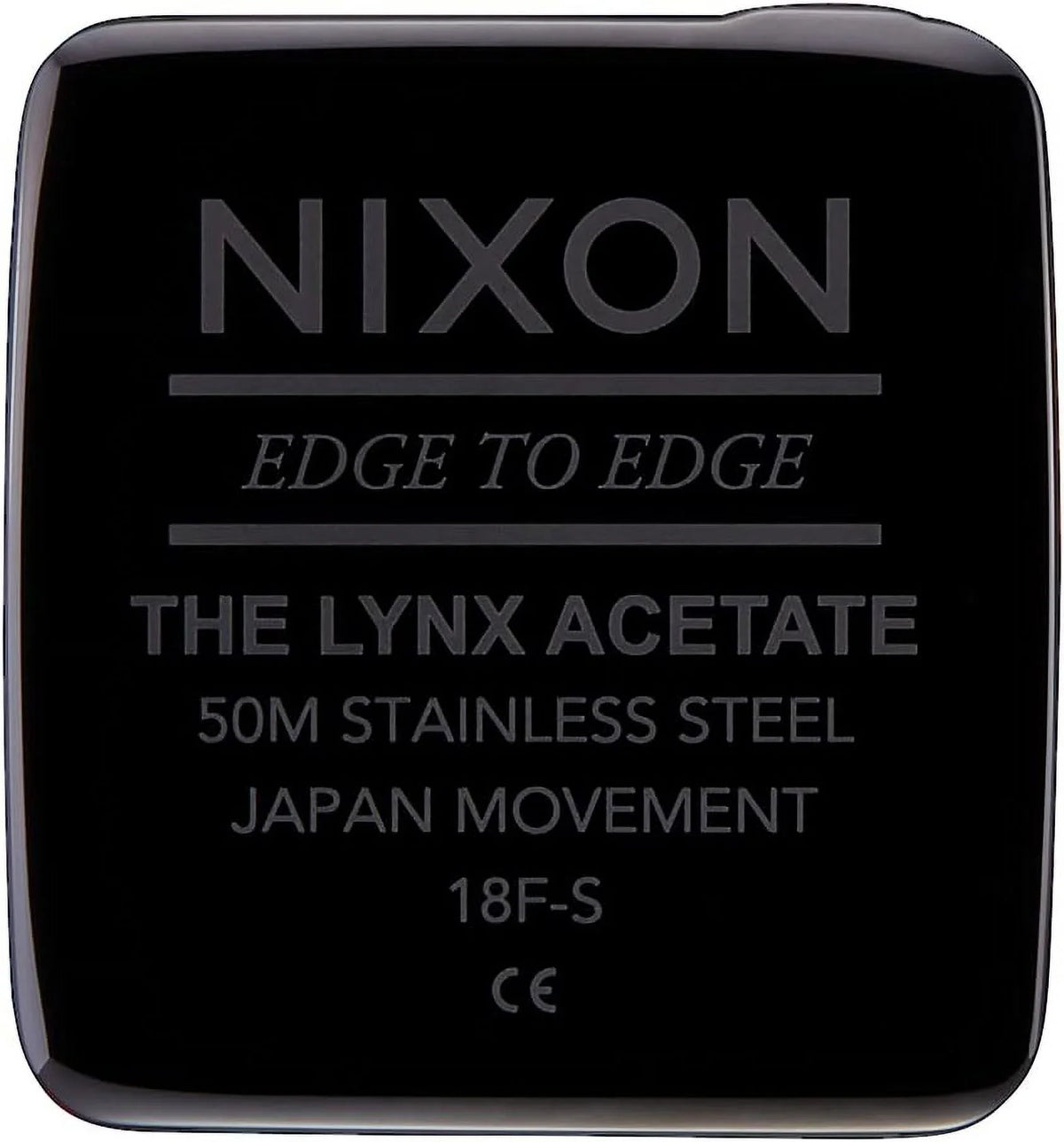 Nixon Lynx Acetate Quartz Jet Dial Ladies Watch A1259-2336-00