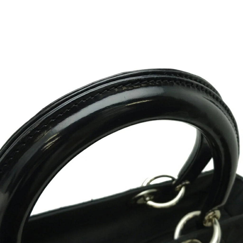 Pre-Owned Christian Dior Lady Ladies Handbag CAN44561 Nylon Dark (Fair)