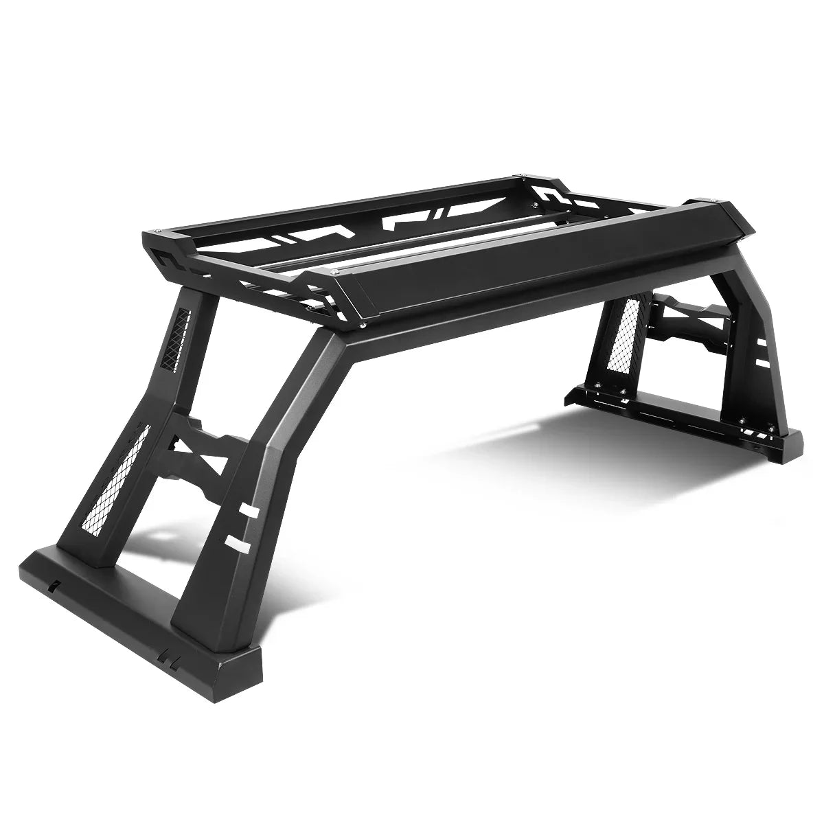 DNA Motoring TCRB-007 For 2007 to 2018 Tundra Square Style Offroad Truck Bed Roll Bar+Cargo Box 08 09 10 11 12 13 14 15 16 17