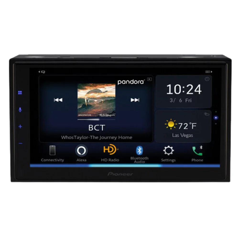 New Pioneer DMH-W4660NEX 6.8" Multimedia Receiver w/ Bluetooth & Bullet Camera