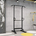 Wellynap Power Tower Pull up Bar, Height Adjustable Strength Training Workout Equipment - Jet