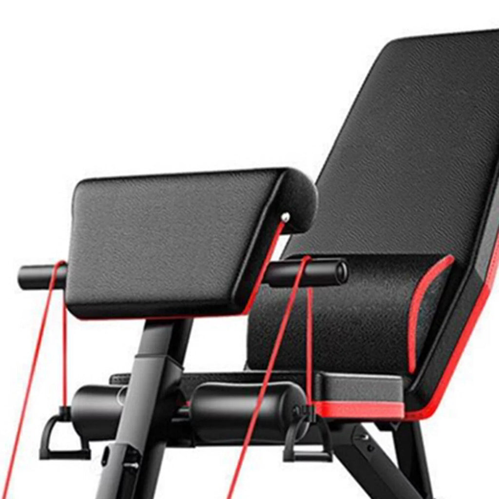 TOOL1SHOoo Foldable Adjustable Load Bench Incline Decline Exercise for Full Body Workout Home Gym with Fast Folding