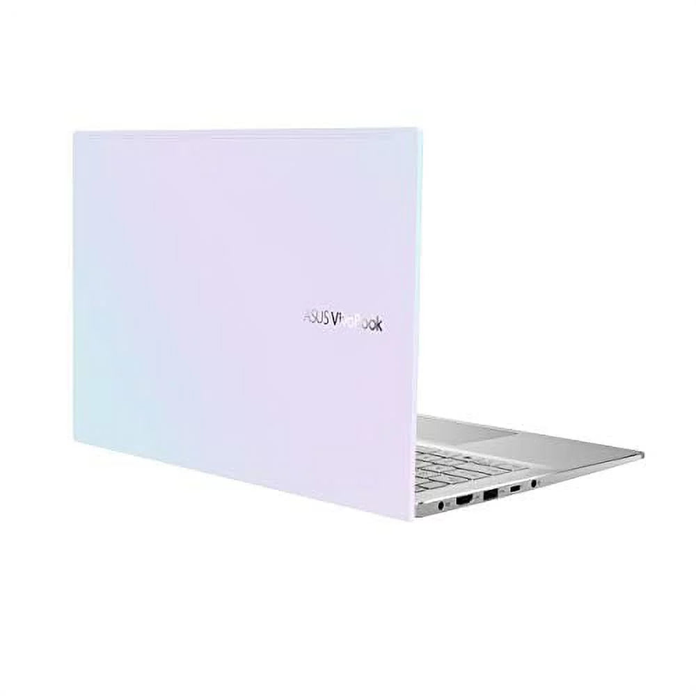 VivoBook S14 S433 Thin and Light Laptop, 14? FHD Display, Core i5-1135G7 CPU, 8GB DDR4 RAM, 512GB PCIe SSD, Thunderbolt 3, Wi-Fi 6, Windows 10 Home, Dreamy White, S433EA-DH51-WH