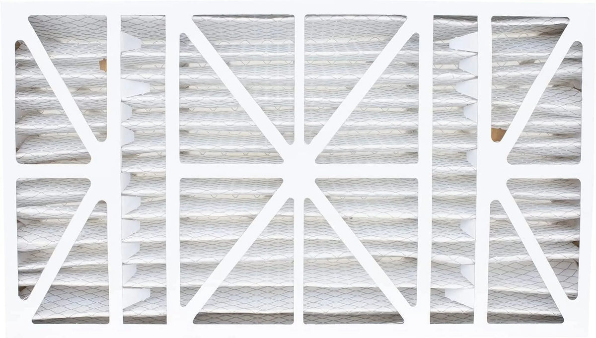 Filterbuy 15.75x27.63x3.50 MERV 8 Pleated HVAC AC Furnace Air Filters for Aprilaire Space-Gard 104/2140 (2-Pack)