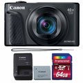 PowerShot SX740 HS 20.3MP Digital Camera Jet with 64GB Memory card