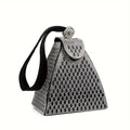 moocr Design Rhinestone Evening Bag Luxury Dress Clutch Purse Women‘s Banquet Handbag For Wedding Party Prom
