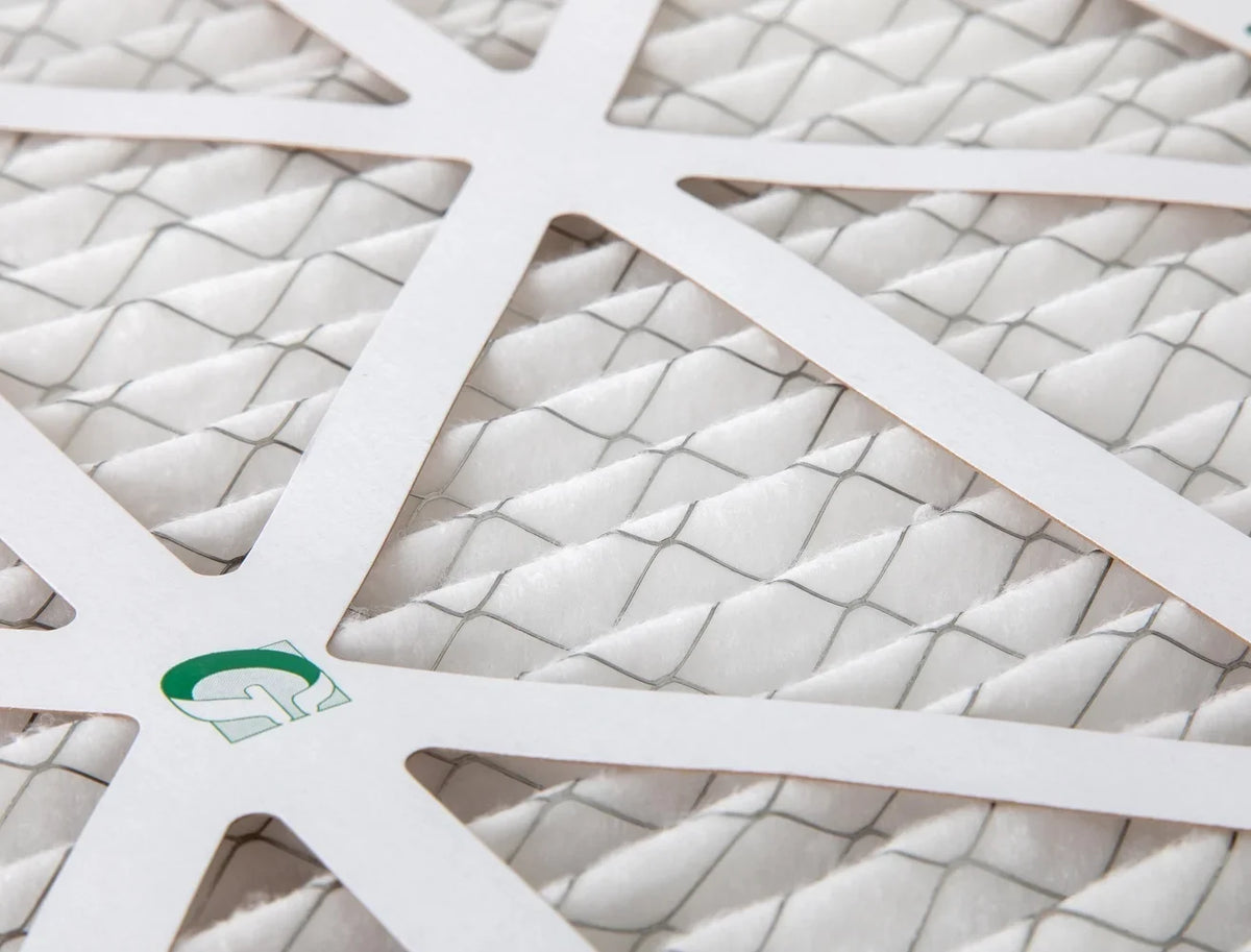 15x20x1 MERV 10 Pleated AC Furnace Air Filters by Glasfloss Industries. ( 8 Pack ) Exact Size: 14-1/2 x 19-1/2 x 7/8