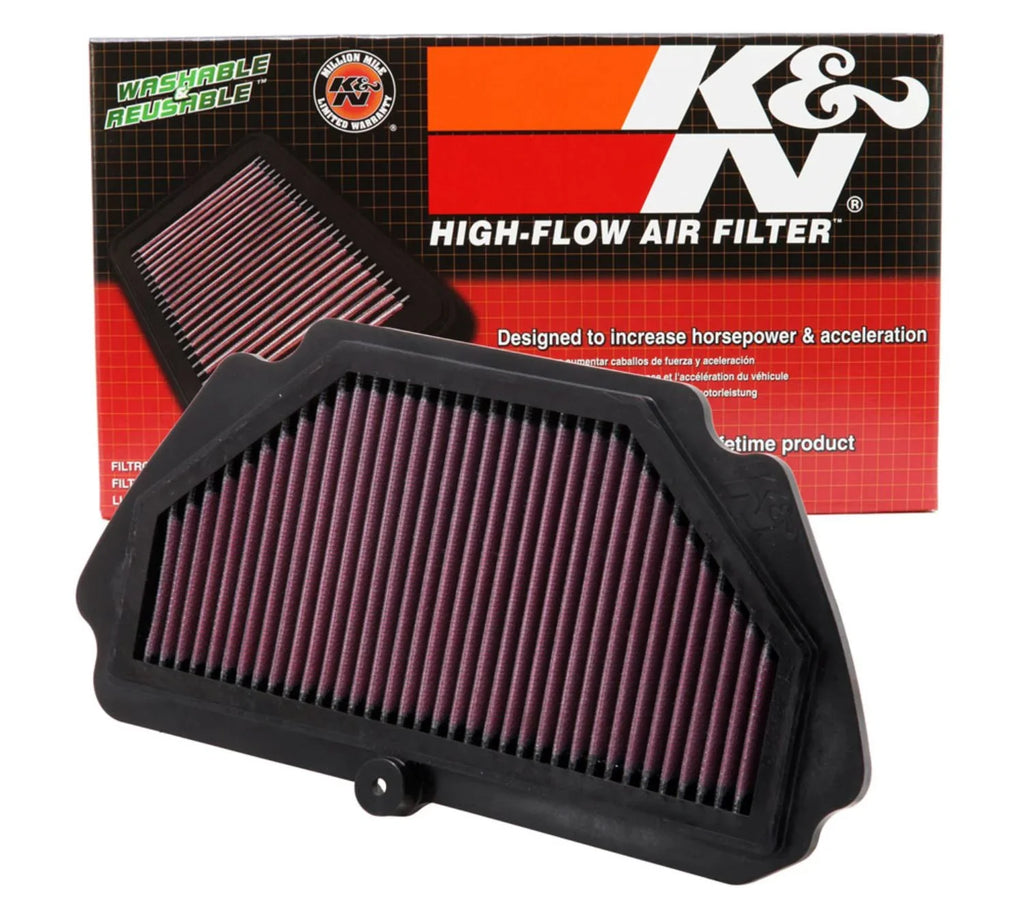 K&N Engine Air Filter: High Performance, Premium, Powersport Air Filter: 2009-2019 KAWASAKI (Ninja ZX-6R, ZX-6R ABS, KRT Edition, 30th Anniversary, ZX600) KA-6009