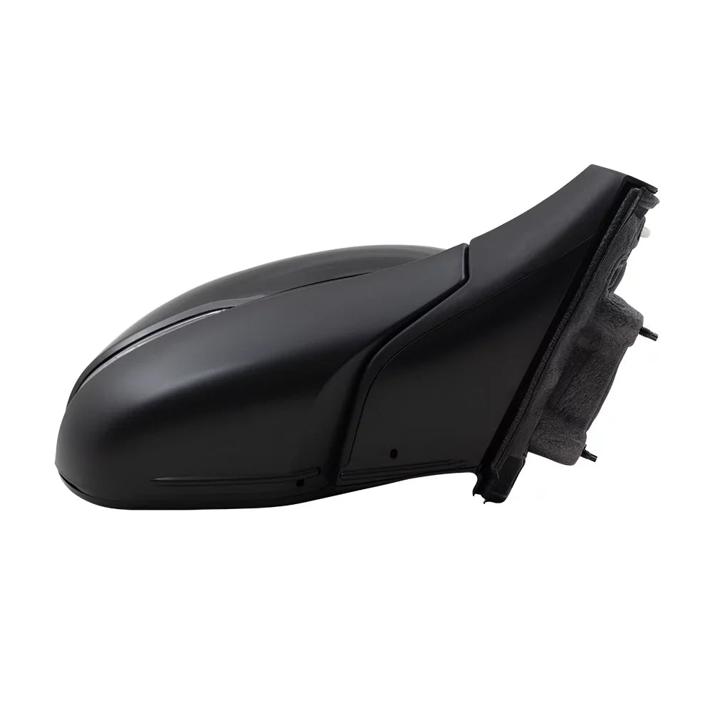 Brock Aftermarket Replacement Passenger Right Power Door Mirror Assembly Paint To Match Ebony Manual Folding With Heat-Signal Without Memory-Auto Dimming-Side View Camera