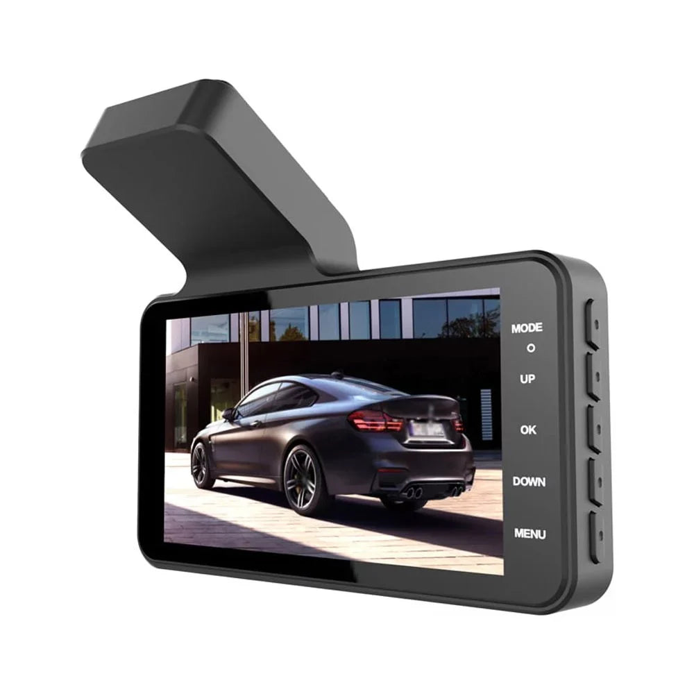 moobody Enhanced Dash Camera with 1080P DVR, 4 Inch Car Dashcam Driving Recorder, 170° Wide Angle, Touchscreen