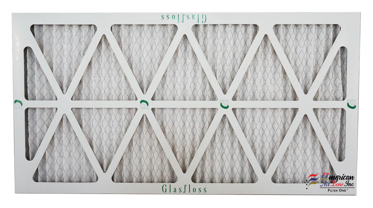 Glasfloss Air Filter 18x36x2 - 2" MERV 10 - (Pack of 12) - Pleated AC or HVAC Air Filter - Furnace Air Filter - Home or Office - Made In The USA.