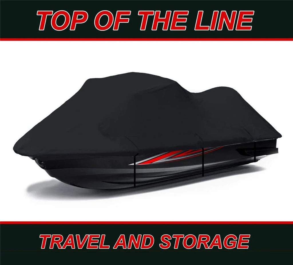 Ebony TOP OF THE LINE JET SKI Cover Compatible for Sea Doo Spark 2up 900 ACE 60 2021