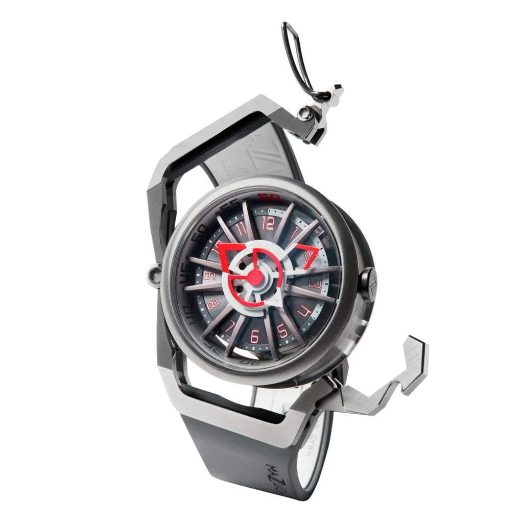 Mazzucato Rim Sport Reversible Chronograph Twin Multi Color Dial Automatic Men Watch for Adult - White