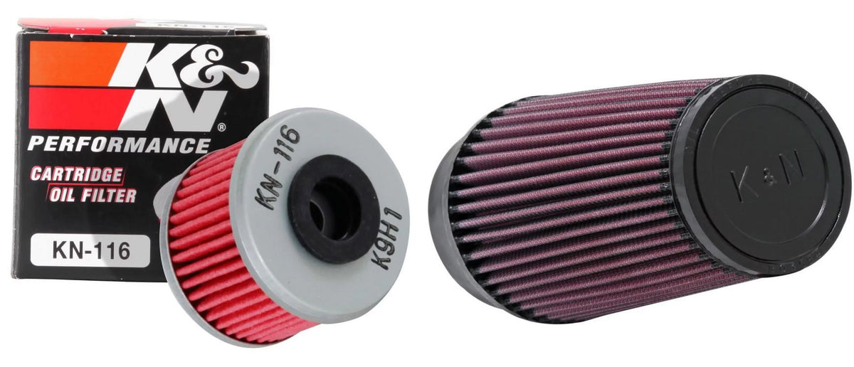 K&N Air and Oil Filter Ebony Kit for ATV/UTV HONDA TRX450ER 2008-2009