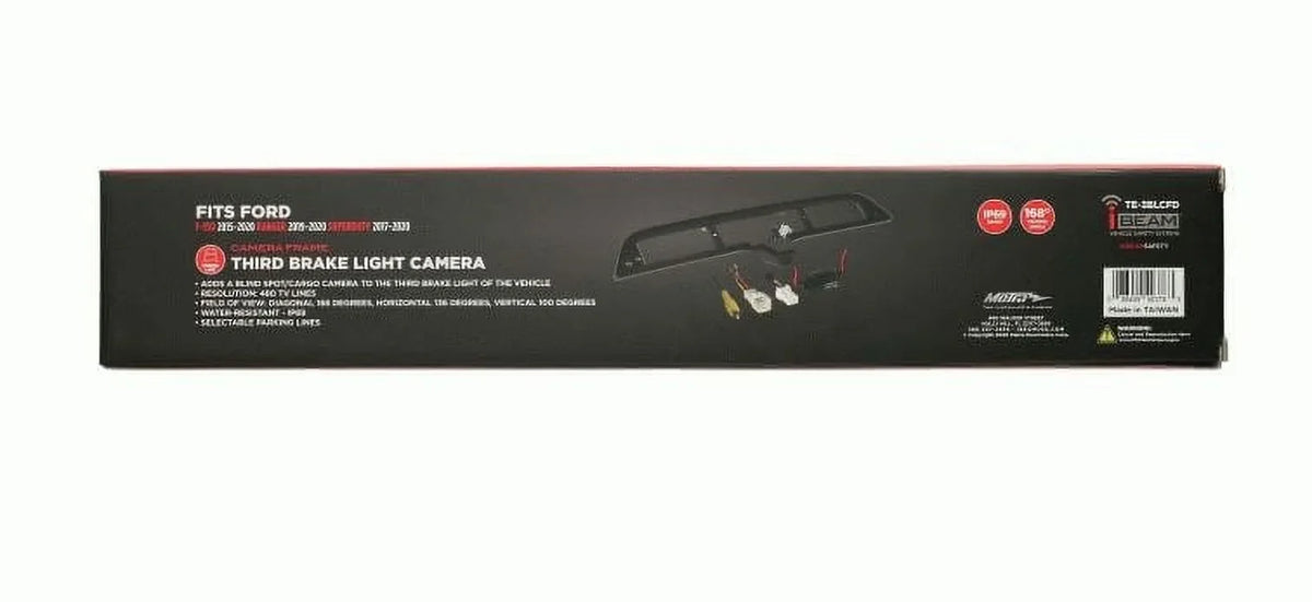 iBeam TE-3BLCFD Third Brake Light Cargo Camera for Select Ford 2015-20 Vehicles