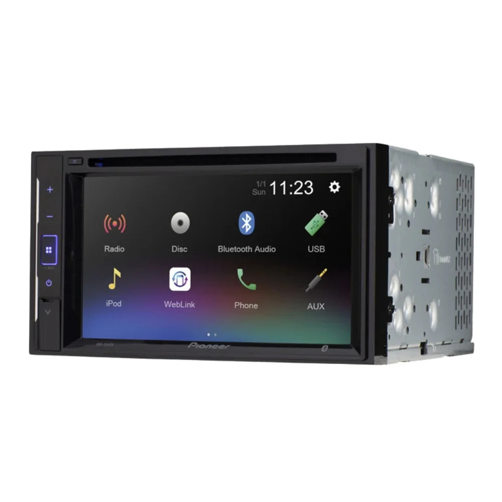 KIT4934 Bundle for 2014 Nissan Versa Note W/ Pioneer Double DIN Car Stereo with Bluetooth/Backup Camera/Installation Kit/in-Dash DVD/CD AM/FM 6.2" WVGA Touchscreen Digital Media Receiver