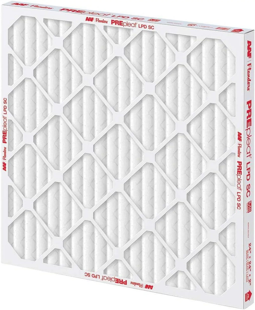 Naturalaire Pre-Pleat 40 Air Filter, MERV 8, 24 X 24 X 4-Inch, 6-Pack