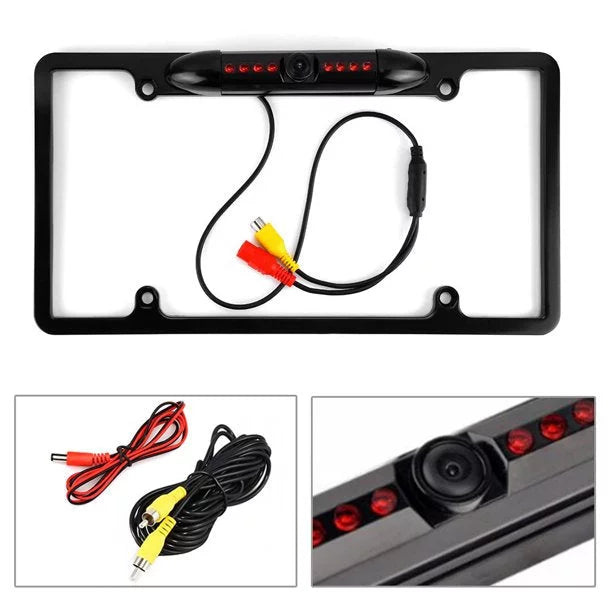 Backup Camera Rearview License Plate Frame for XAV-AX5500 XAVAX5500 Dark