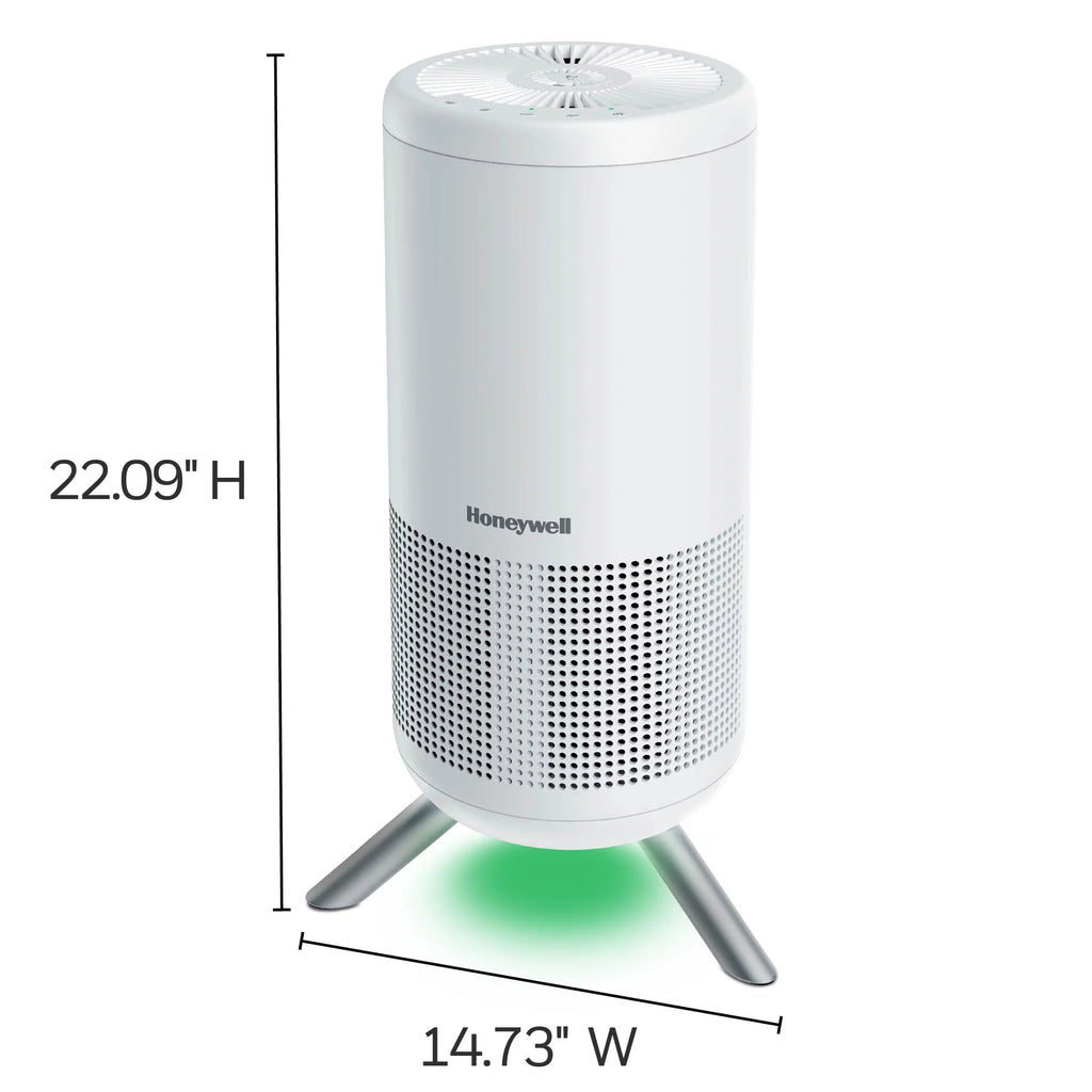 Honeywell Designer Series HEPA Air Purifier Tower, 190 sq ft, White, A830W