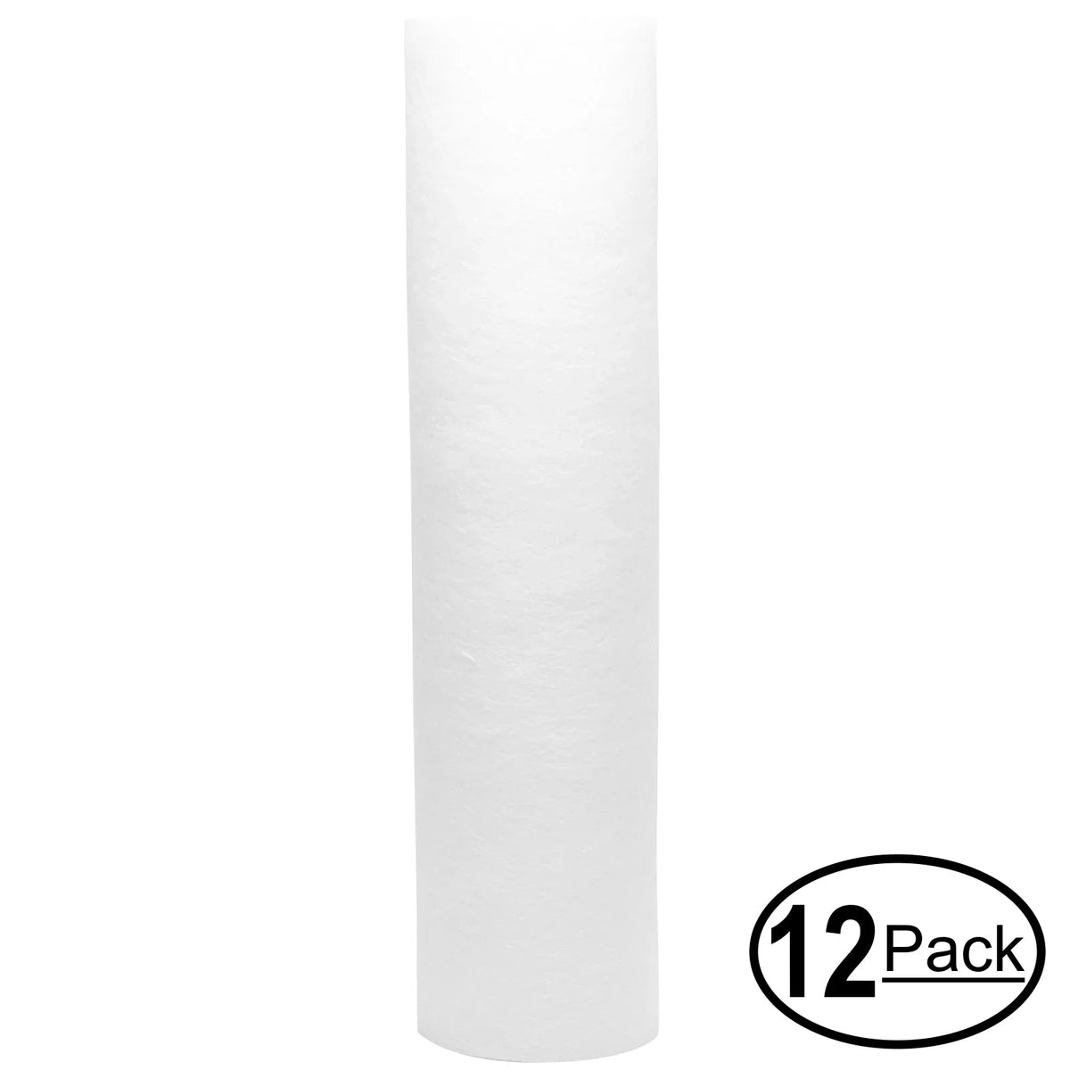 12-Pack Replacement for Rainfresh RO450/RO450M Polypropylene Sediment Filter - Universal 10-inch 5-Micron Cartridge for Rainfresh RO450 - Denali Pure Brand