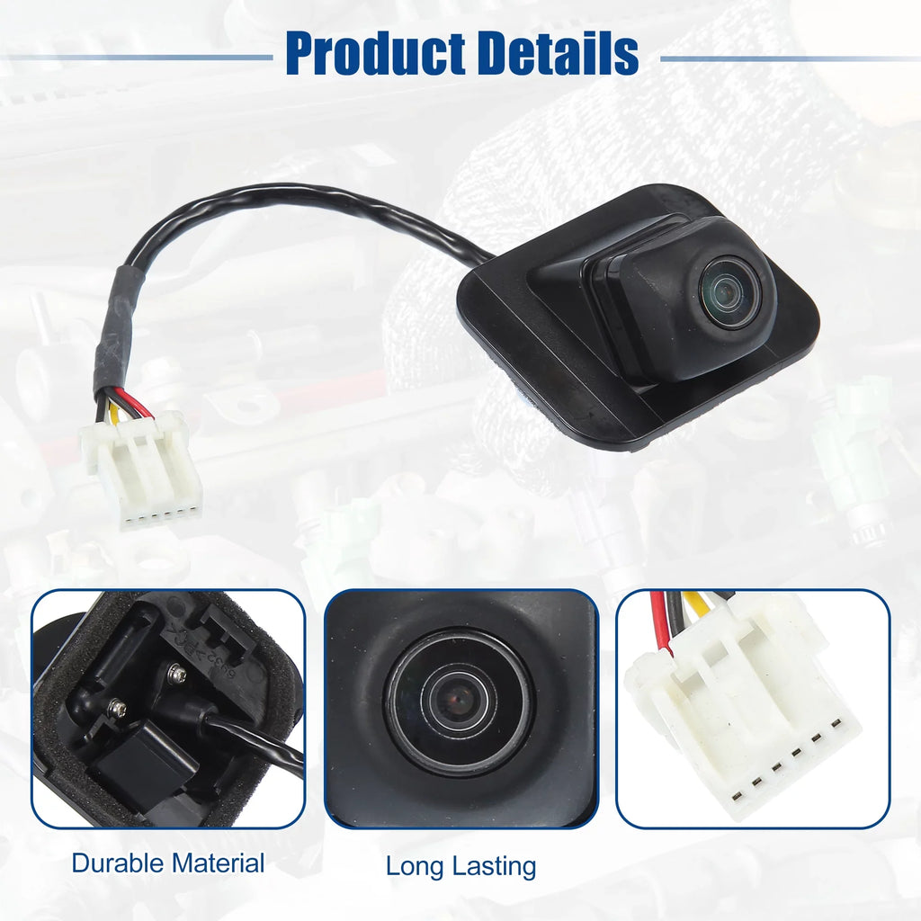 Unique Bargains Rear View Back Up Camera Replacement Fit for Honda Civic 2013 2014 2015 Ebony