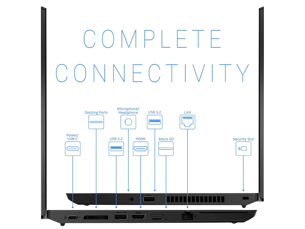 ThinkPad L14 Gen 2 Laptop, 14" IPS FHD Display, Core i5-1135G7 Upto 4.2GHz, 32GB RAM, 256GB NVMe SSD, HDMI, Thunderbolt , DisplayPort via USB-C, Wi-Fi, Bluetooth, Windows 10 Pro