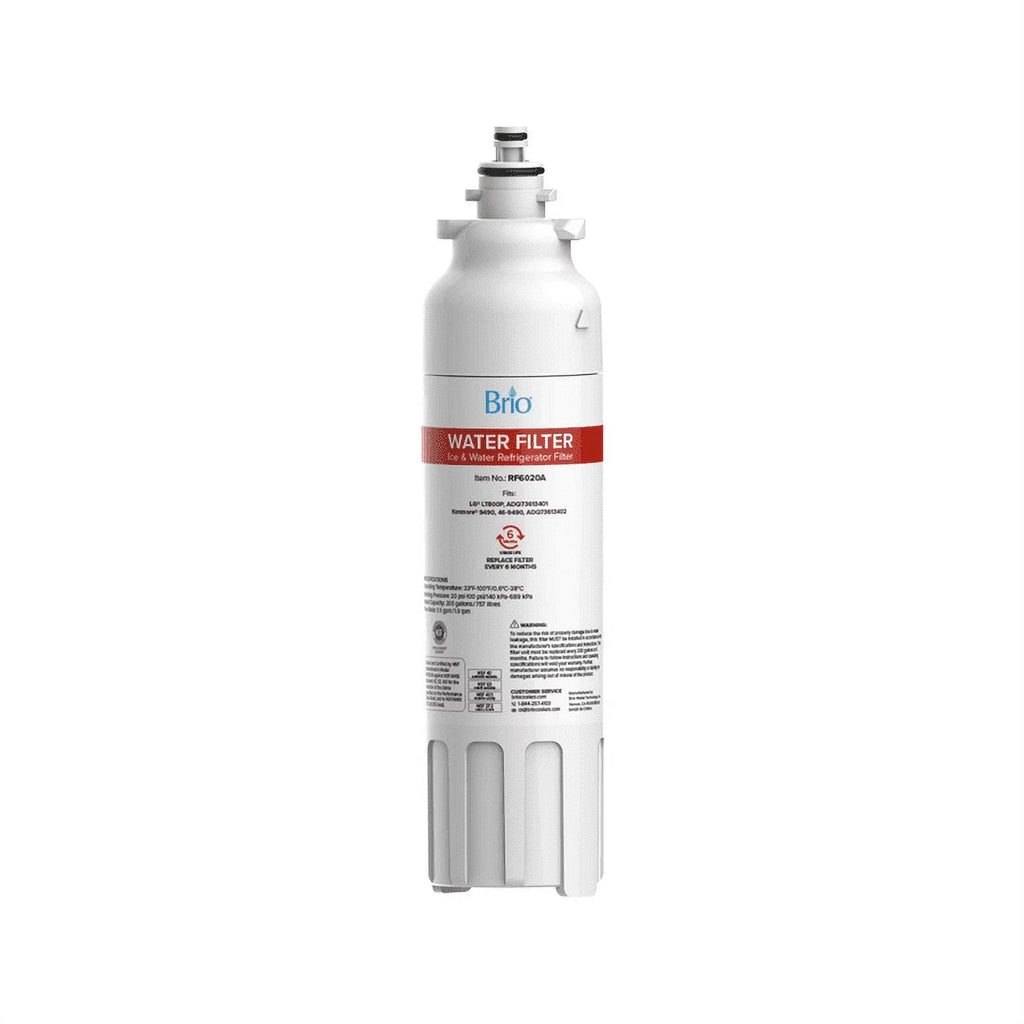 Brio 6020A Refrigerator Water Filter Replacement Compatible With LT800P, ADQ73613401 Kenmore 9490, 46-9490, ADQ73613402