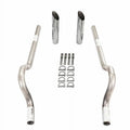 62-74 Mopar B Body Car 2.5" Dual Exhaust Kit with No Muffler Rear Exit SW Tip