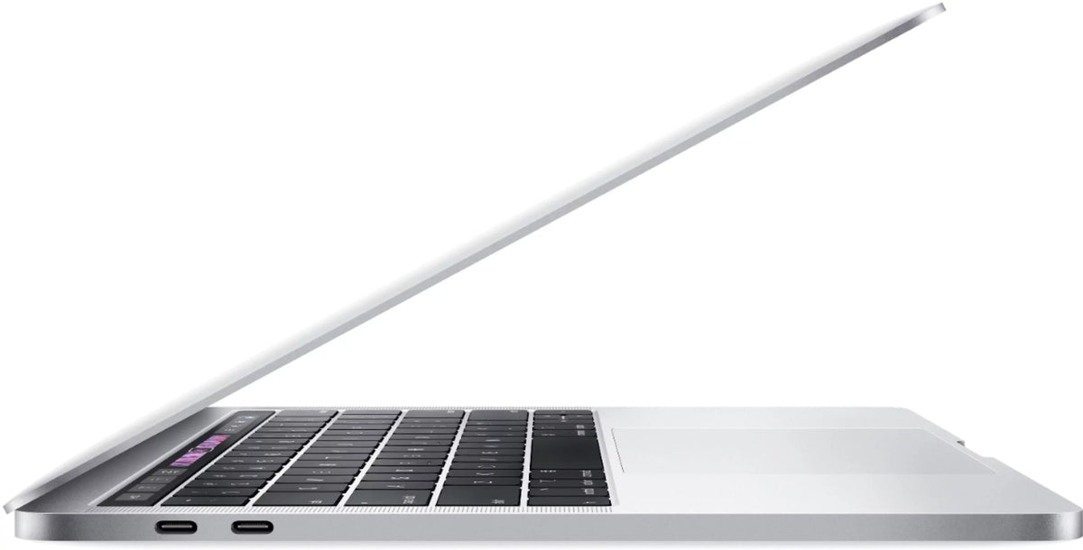 MacBook Pro 13-inch (i5 1.4GHz, 128GB SSD) (Mid 2019, MUHQ2LL/A) - Silver Bundle with Jet Zipper Sleeve + Laptop Starter Kit + Cleaning Kit (Refurbished)