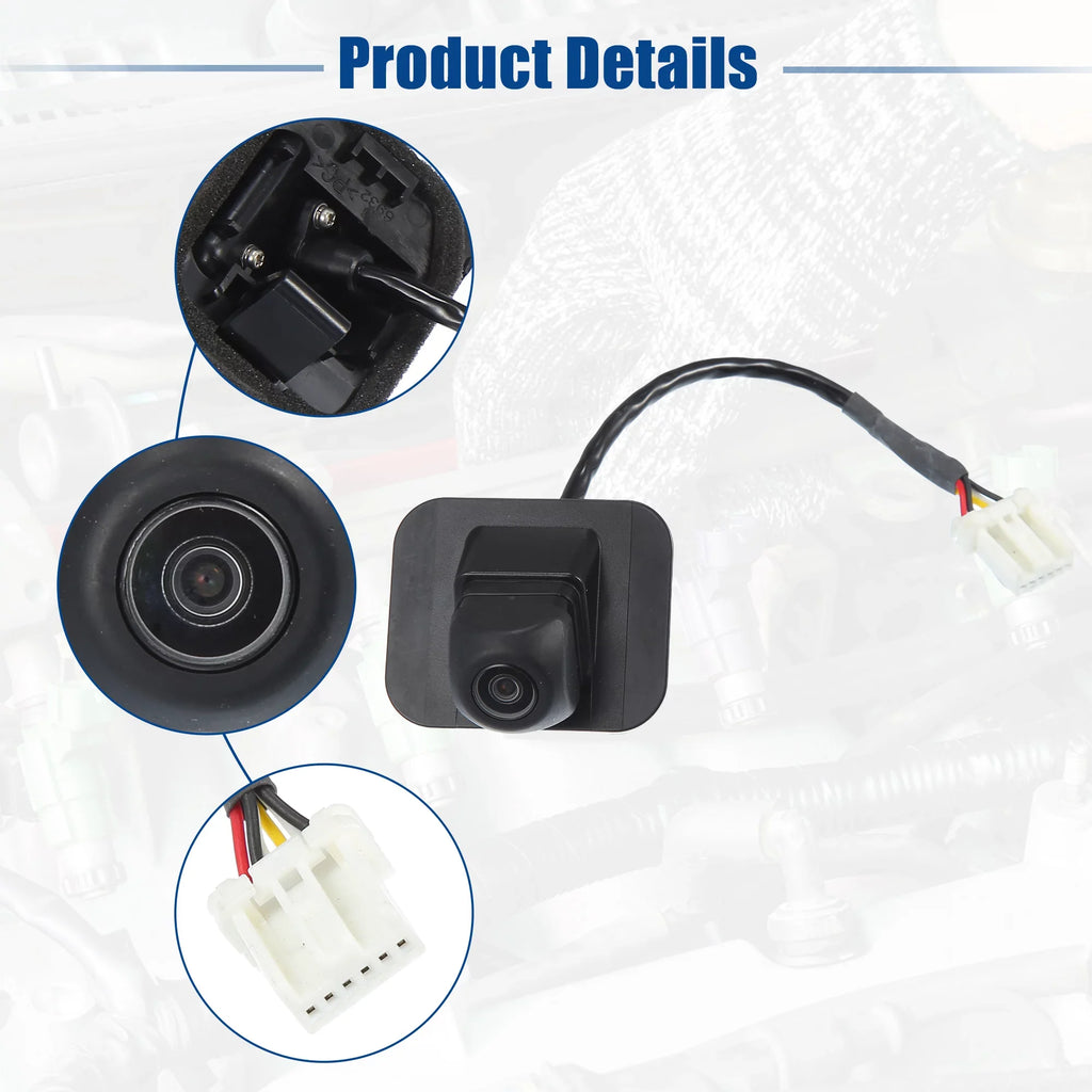 Unique Bargains Rear View Back Up Camera Replacement Fit for Honda Civic 2013 2014 2015 Ebony
