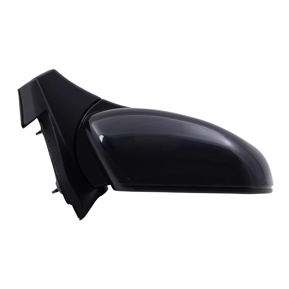 Brock Aftermarket Replacement Passenger Right Power Door Mirror Assembly Paint To Match Ebony Manual Folding With Heat-Signal Without Memory-Auto Dimming-Side View Camera