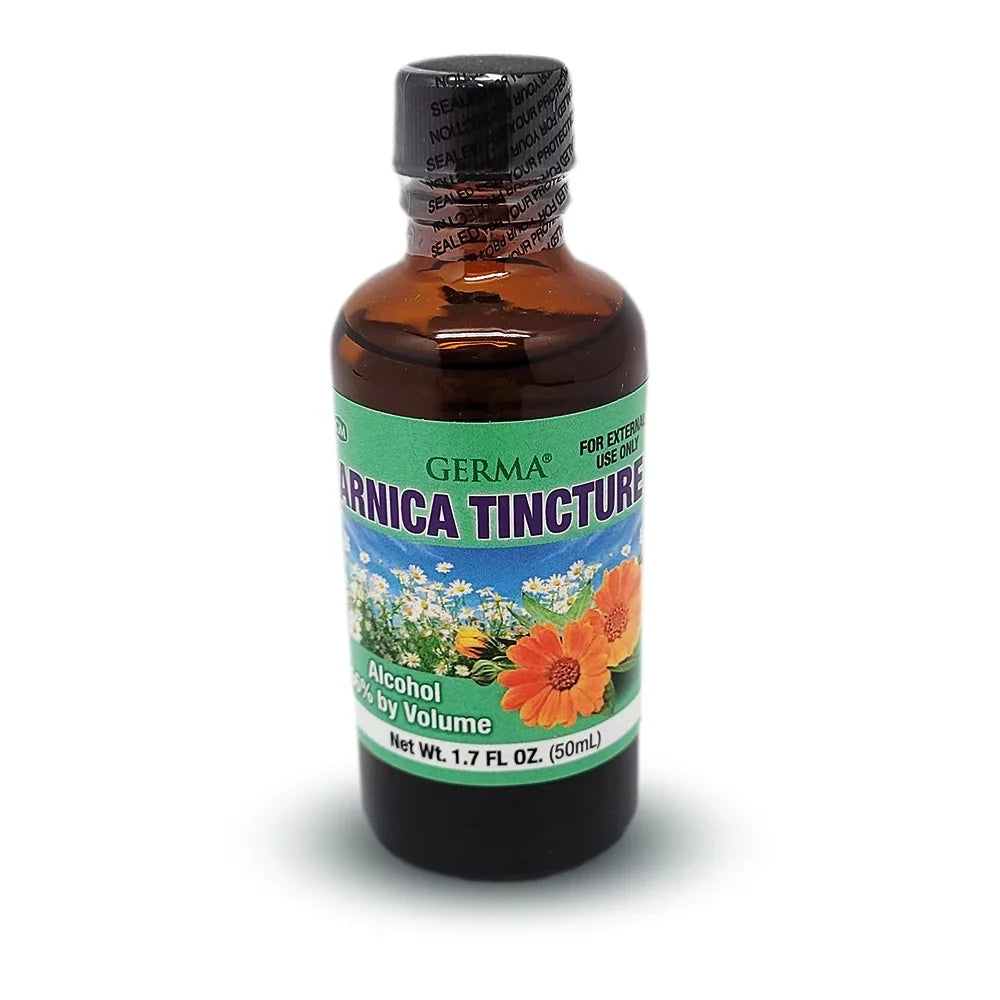 Germa Arnica Tincture. Topical Anaesic. For Joint Pain, Body Aches and Counterirritant for Bruises. Helps You Maintain a Healthy Skin. 1.7 oz. Pack of 3