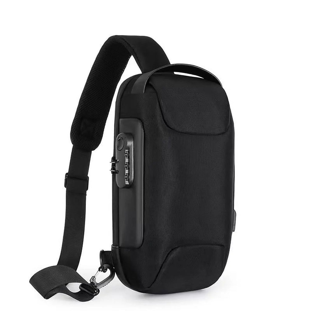 Steam Deck Carrying Case & NIntendo Switch Carrying Bag- Steam Console Carrying Chest Bag for Gamer-Chest Bag with Lock for Gaming Accessoreis Jet