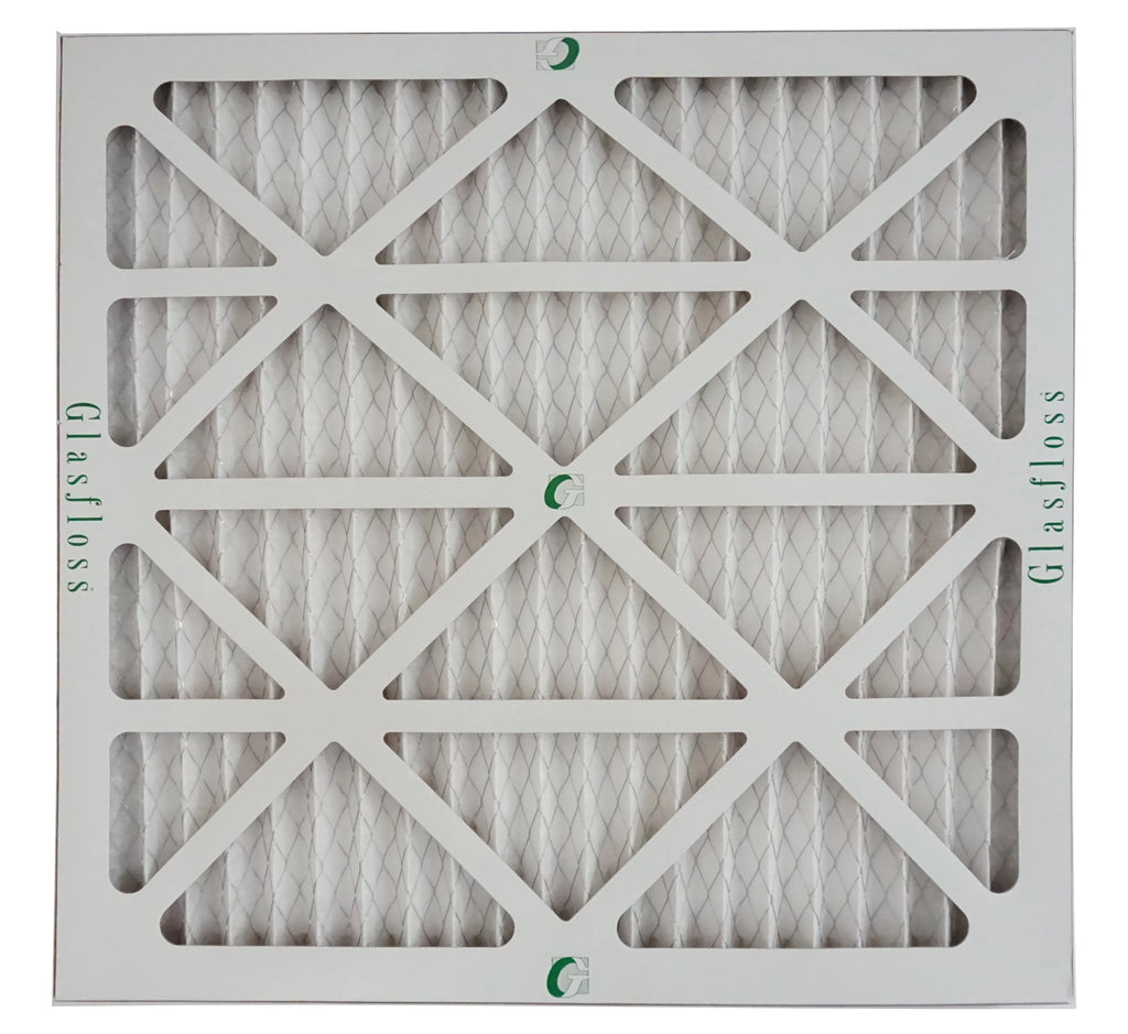 Glasfloss 20x20x1 - MERV 10 Quantity - Furnace Air Filter - Made in USA (Actual Size: 19.5 x 19.5x7/8 inch)