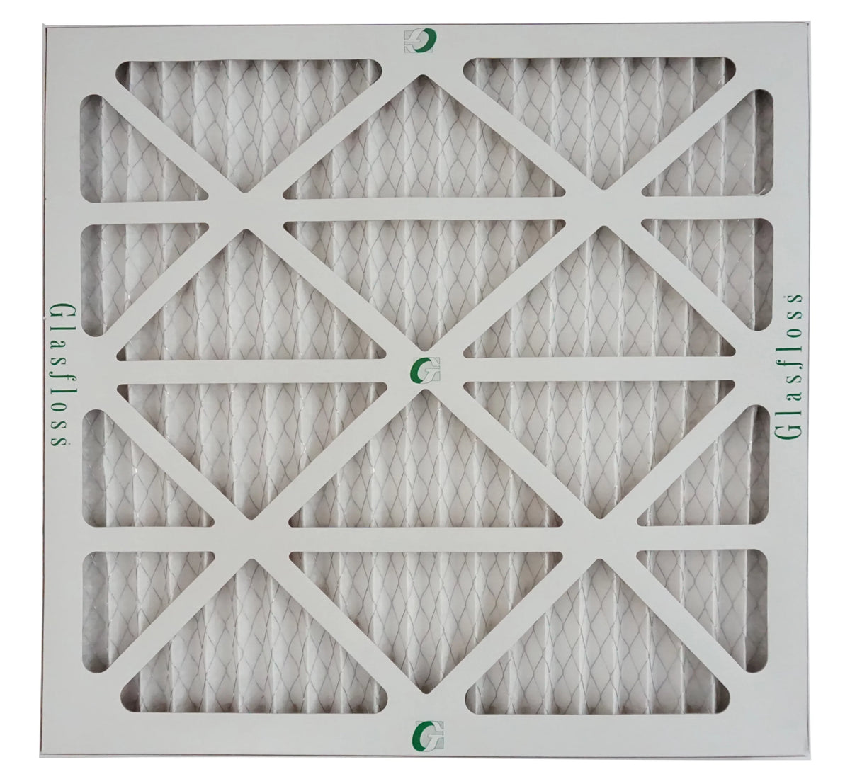 Glasfloss 20x20x1 - MERV 10 Quantity - Furnace Air Filter - Made in USA (Actual Size: 19.5 x 19.5x7/8 inch)