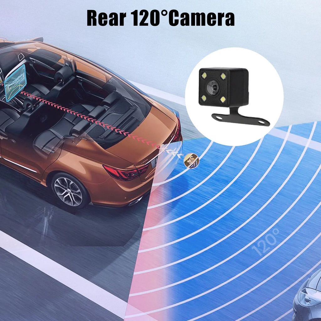 2" 1080P HD Dual Lens Car Dash Camera Interior Video Recorder G-sensor