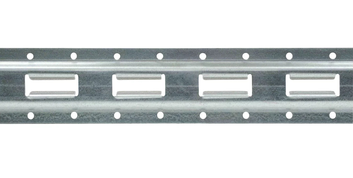 (4 Pack) 5' Vertical E-Track Tie-Down Rail - Made in USA | High Strength Galvanized Steel, Bolt-On Tie Down Rail for Cargo on Pickups, Trucks, Trailers, Vans
