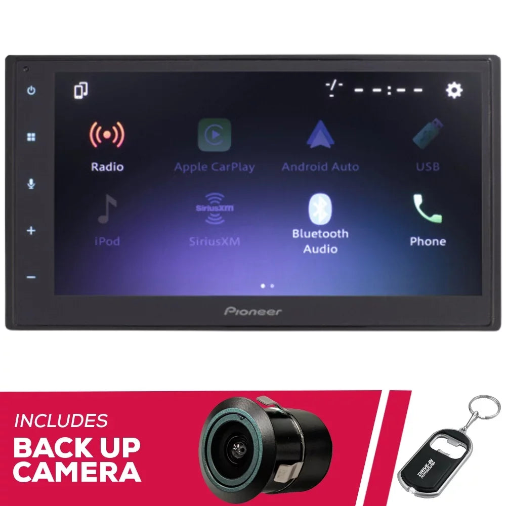New Pioneer DMH-W2700NEX 6.8” Multimedia Receiver with Bluetooth and Bullet Camera
