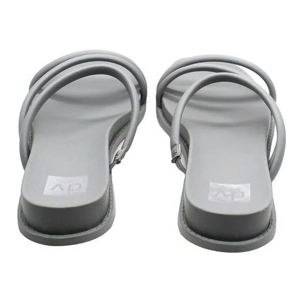 DV By Dolce Vita Womens Faux Leather Slides Strappy Sandals