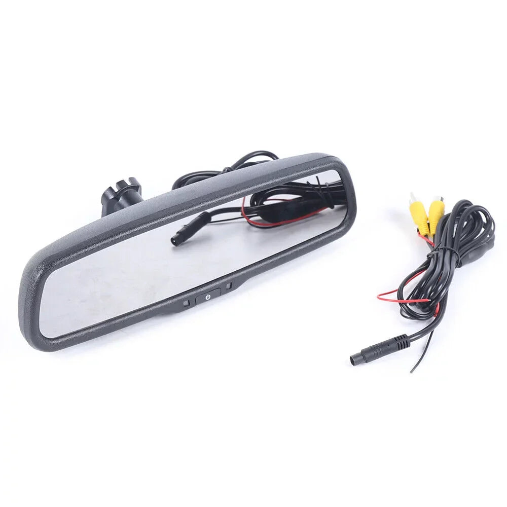 SHZICMY 4.3" LCD Car Rear View Mirror Monitor for Backup Camera System Kit with Bracket HD 800*480 Resolution