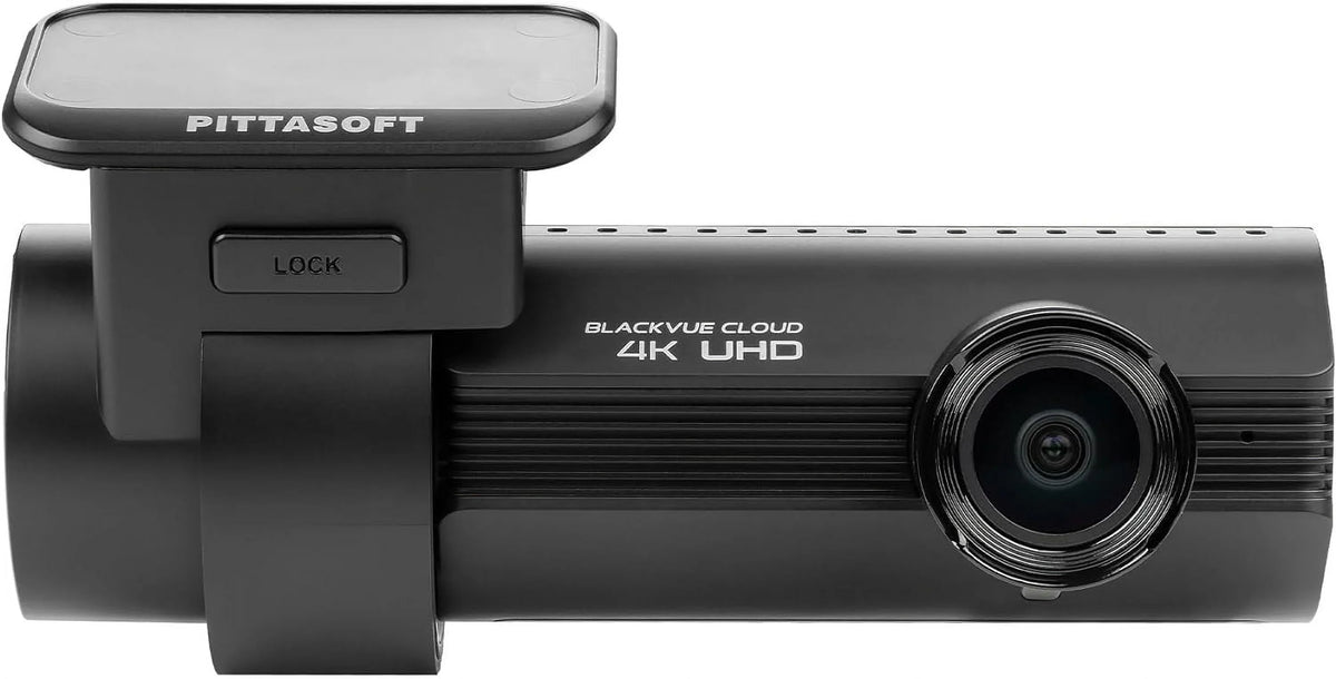 Ebony Dash Cam Front DR970X-1CH Plus | 4K UHD Cloud Dashcam | Starvis 2 CMOS Sensor | Built-in Wi-Fi, GPS, Parking Mode | LTE and Mobile Hotspot via Optional LTE Module