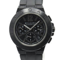 Pre-Owned BVARI Diagono Magnesium Chrono Wrist Watch watch Wrist Watch DG42SMCCH Mechanical Automatic Jet Rubber belt mag DG42SMCCH (Good)