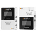 COMICA BoomX-D PRO D1 One-Trigger-One 2.4G Dual-Channel Wireless Microphone System Built-in 8G Memory Card Digital & Analog Output Modes 100M Effective for DSLR Mirrorless Cameras Smartpho