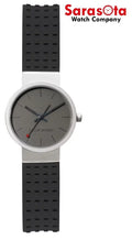 Jacob Jensen Clear Series 421 Gray Dial Titanium Ebony Rubber Women's Watch