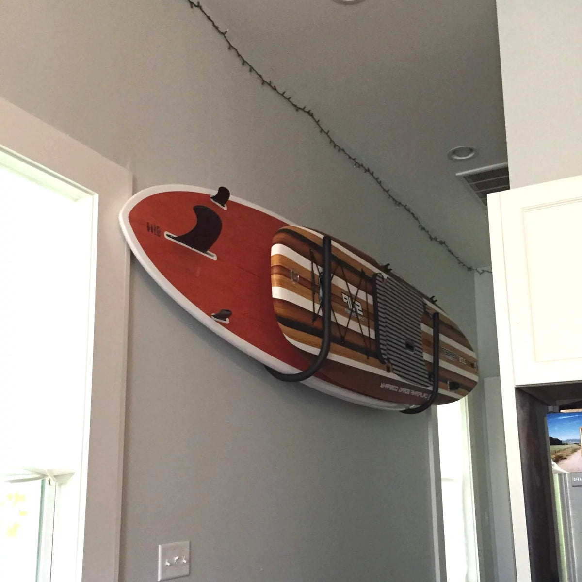 COR Surf Stand Up Paddleboard | SUP | Surfboard Wall or Ceiling Rack | Simple Effective Design