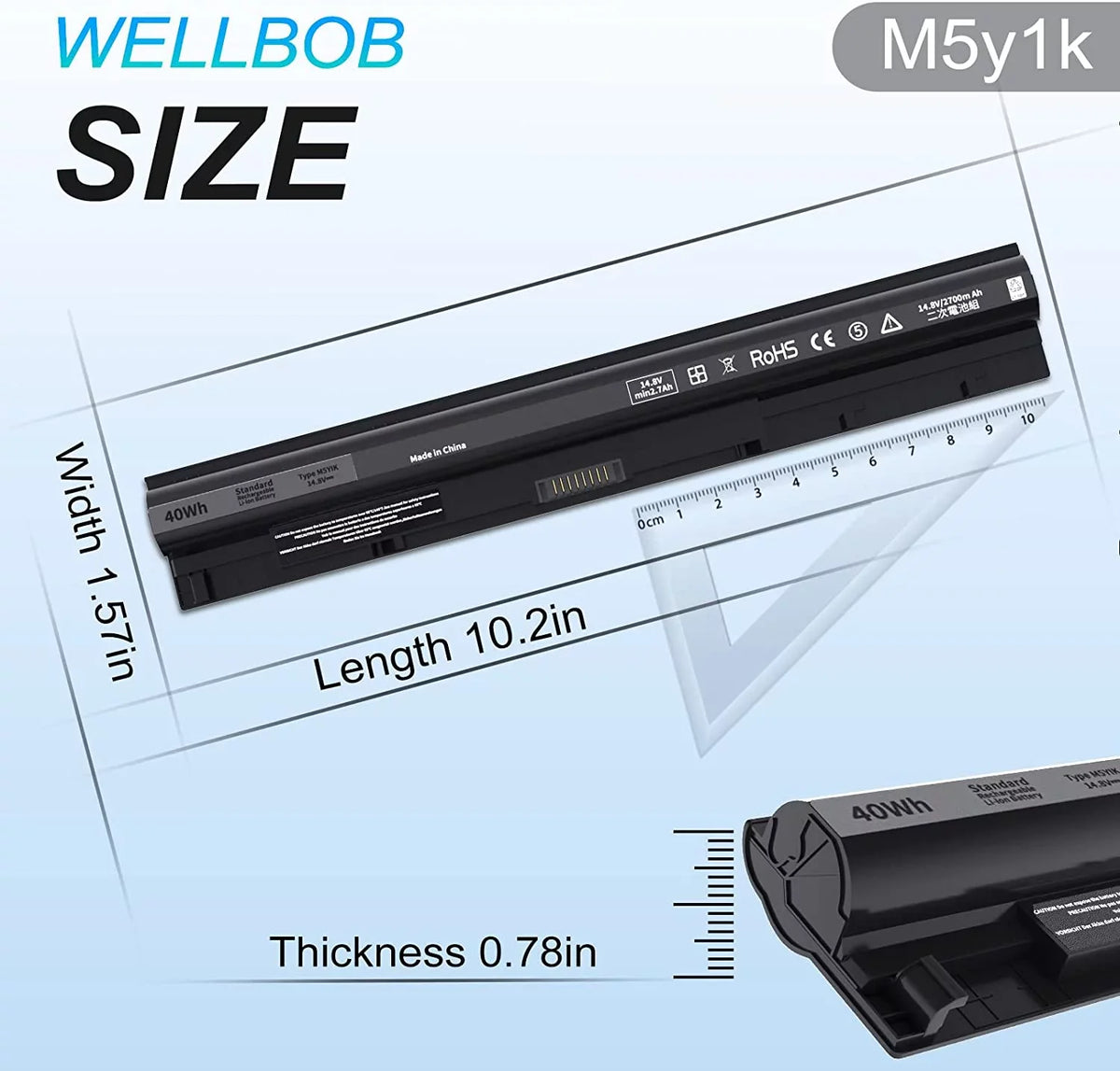 M5Y1K y for Inspiron 5559 5558 y, for Inspiron 15 3000 5000 y 3558 3567 5555 5566 5759,