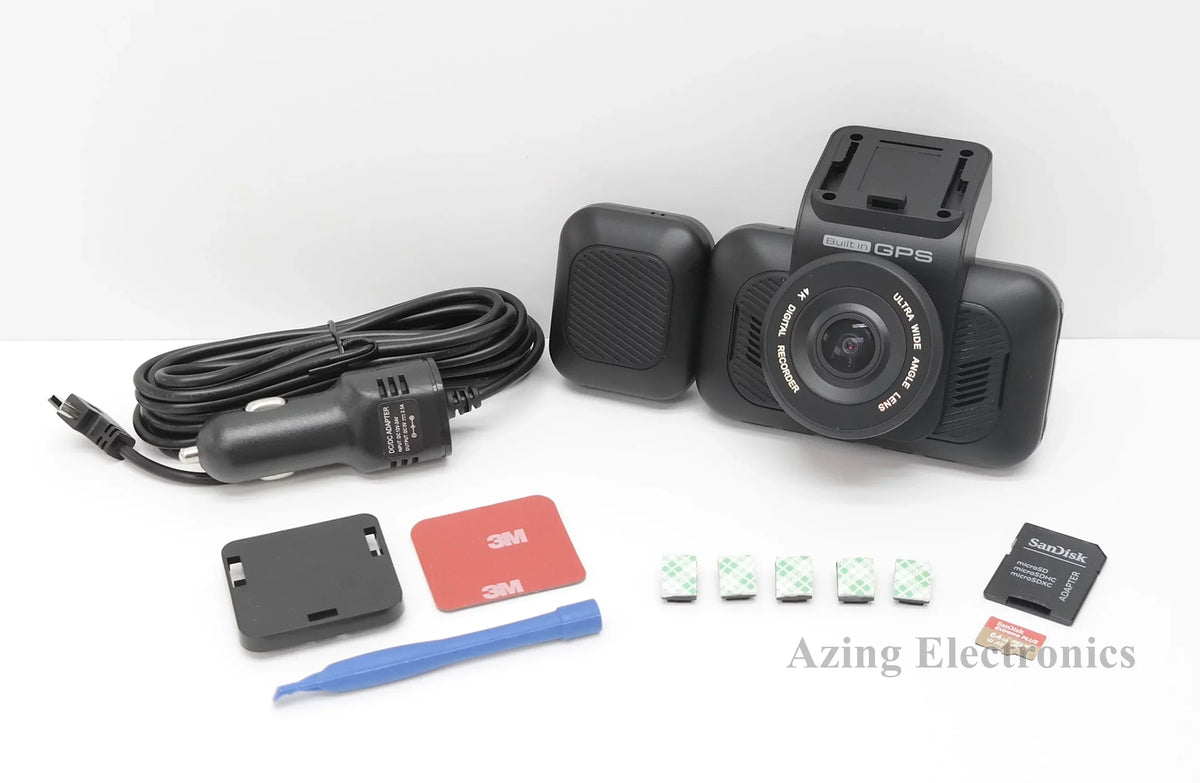 Pre-Owned Rexing V5C Plus 4K Front+Cabin Dash Cam 3" LCD Screen - Dark FULL SET