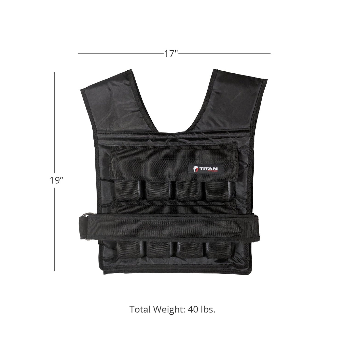 Titan Fitness 40 lb. Adjustable Mass Vest